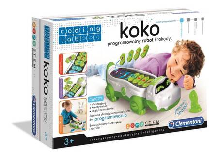 Clementoni Koko Programowalny Robot Krokodyl 