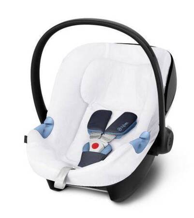 Cybex Aton B2 i-Size Fotelik Samochodowy 0-13kg + Baza One Volcano Black + Tapicerka Letnia White