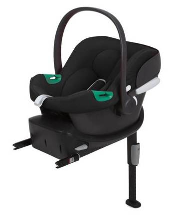 Cybex Aton B2 i-Size Fotelik Samochodowy 0-13kg + Baza One Volcano Black + Tapicerka Letnia White