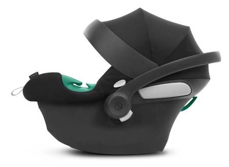 Cybex Aton B2 i-Size Fotelik Samochodowy 0-13kg + Baza One Volcano Black + Tapicerka Letnia White