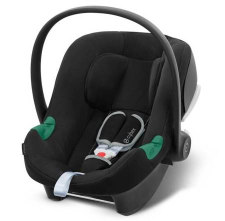 Cybex Aton B2 i-Size Fotelik Samochodowy 0-13kg  Volcano Black + Hevea Poduszka Oddychajaca Antyalergiczna 