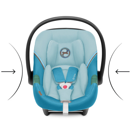 Cybex Aton S2 i-Size Fotelik Samochodowy 0-13kg + Tapicerka Letnia Beach Blue 2023