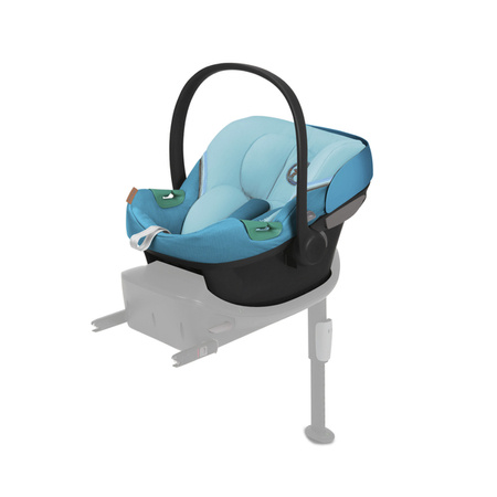 Cybex Aton S2 i-Size Fotelik Samochodowy 0-13kg + Tapicerka Letnia Beach Blue 2023