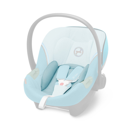 Cybex Aton S2 i-Size Fotelik Samochodowy 0-13kg + Tapicerka Letnia Beach Blue 2023