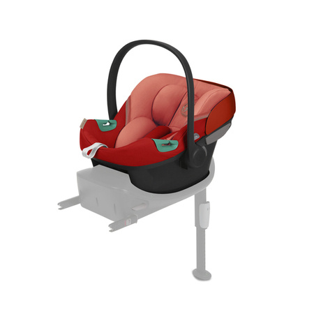 Cybex Aton S2 i-Size Fotelik Samochodowy 0-13kg + Tapicerka Letnia Hibiscus Red 2023