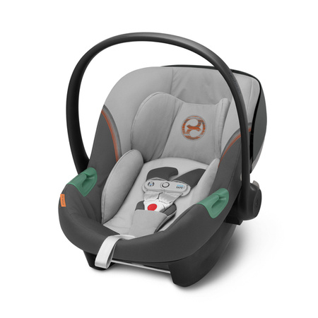 Cybex Aton S2 i-Size Fotelik Samochodowy 0-13kg + Tapicerka Letnia Lava Grey 2023