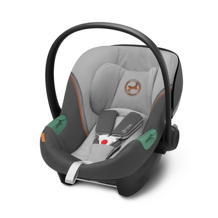 Cybex Aton S2 i-Size Fotelik Samochodowy 0-13kg + Tapicerka Letnia Lava Grey 2023