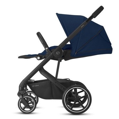 Cybex Balios S Lux Wózek Spacerowy  Navy Blue - Czarna Rama 2022