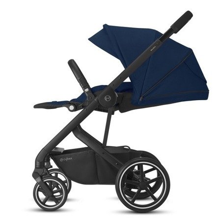 Cybex Balios S Lux Wózek Spacerowy  Navy Blue - Czarna Rama 2022