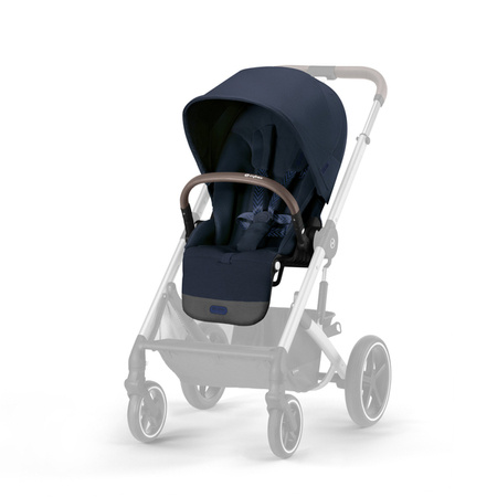 Cybex Balios S Lux Wózek Spacerowy Ocean Blue Rama Srebrna 