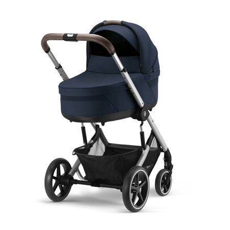 Cybex Balios S Lux Wózek Spacerowy Ocean Blue Rama Srebrna 