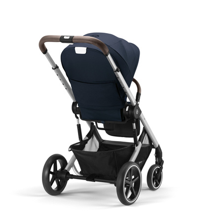 Cybex Balios S Lux Wózek Spacerowy Ocean Blue Rama Srebrna 