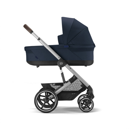 Cybex Balios S Lux Wózek Spacerowy Ocean Blue Rama Srebrna 