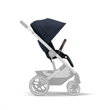 Cybex Balios S Lux Wózek Spacerowy Ocean Blue Rama Srebrna 