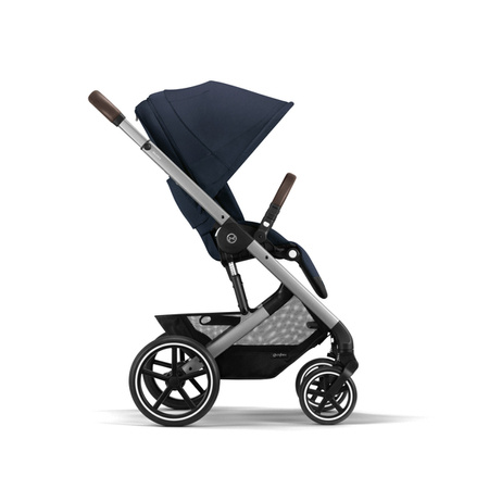 Cybex Balios S Lux Wózek Spacerowy Ocean Blue Rama Srebrna 