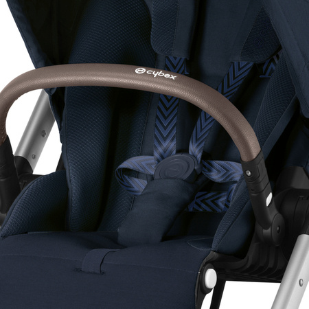 Cybex Balios S Lux Wózek Spacerowy Ocean Blue Rama Srebrna 