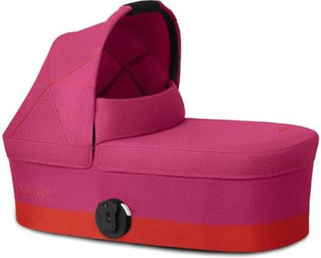Cybex Balios S Wózek Głęboko-Spacerowy + Cybex Aton M Fotelik Samochodowy 0-13kg + Adaptery  Fancy Pink