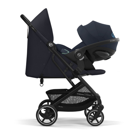 Cybex Beezy Wózek Spacerowy Rama Czarna Dark Blue 2024