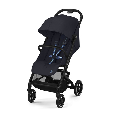 Cybex Beezy Wózek Spacerowy Rama Czarna Dark Blue 2024