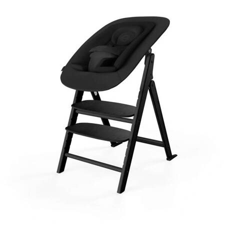 Cybex Click & Fold Krzesełko Do Karmienia Z Bujakiem i Tacką 4w1 Stunning Black