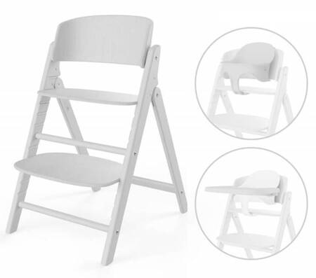 Cybex Click & Fold Krzesełko Do Karmienia Z Tacką 3w1 All White