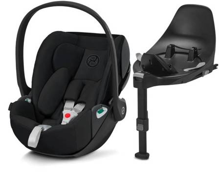 Cybex Cloud Z2 i-Size Fotelik Samochodowy 0-13 kg Deep Black + Baza Z2 Zestaw