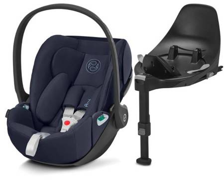 Cybex Cloud Z2 i-Size Fotelik Samochodowy 0-13 kg Nautical Blue + Baza Z2 Zestaw