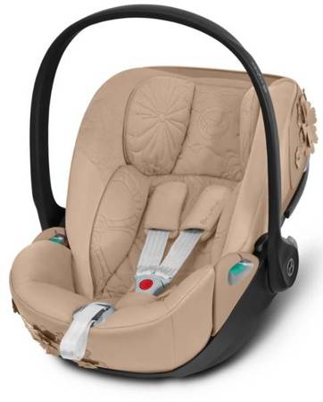 Cybex Cloud Z2 i-Size Fotelik Samochodowy 0-13 kg Simply Flowers Nude Beige + Baza Z2 Zestaw