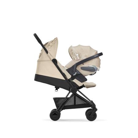 Cybex Coya Wózek Spacerowy + Folia Przeciwdzeszczowa Simply Flowers Nude Beige 2023