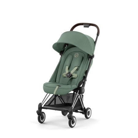 Cybex Coya Wózek Spacerowy Rama Chrome Leaf Green 