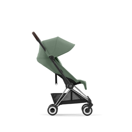 Cybex Coya Wózek Spacerowy Rama Chrome Leaf Green 