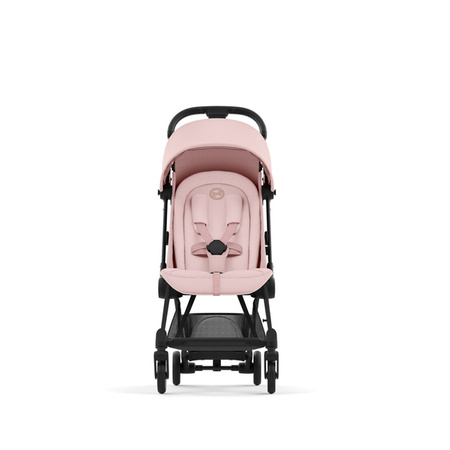 Cybex Coya Wóżek Spacerowy Rama Matt Black Peach Pink