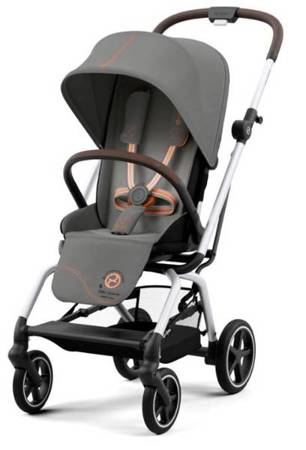 Cybex Eezy S Twist + Plus 2 Wózek Spacerowy Lava Grey Srebrna Rama 2023