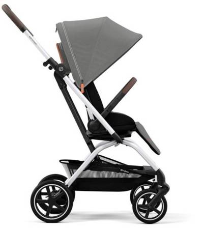 Cybex Eezy S Twist + Plus 2 Wózek Spacerowy Lava Grey Srebrna Rama 2023