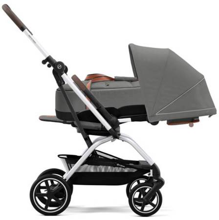 Cybex Eezy S Twist + Plus 2 Wózek Spacerowy Lava Grey Srebrna Rama 2023