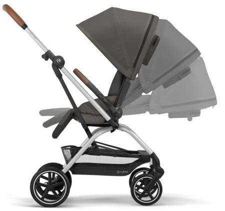 Cybex Eezy S Twist + Plus 2 Wózek Spacerowy Lava Grey Srebrna Rama 2023