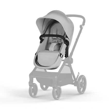 Cybex Eos Basic 2w1 Wózek Głęboko-Spacerowy Lava Grey + Materac do Gondoli