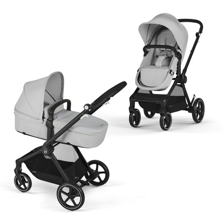 Cybex Eos Basic 2w1 Wózek Głęboko-Spacerowy Lava Grey + Materac do Gondoli