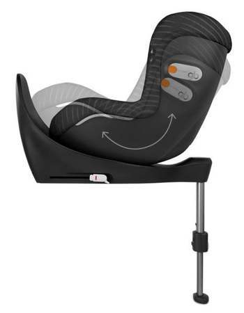 Cybex GB Fotelik Samochodowy Vaya 2 I-Size & Sensorsafe 0-18 kg RWF SENSORSAFE SATIN BLACK