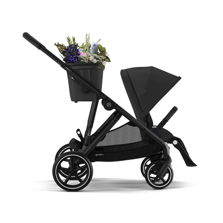 Cybex Gazelle S Wózek Głęboko-Spacerowy Bliźniaczy Rama Czarna Moon Black