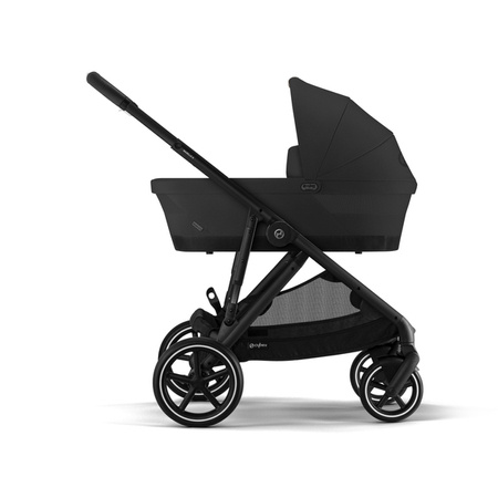 Cybex Gazelle S Wózek Głęboko-Spacerowy Bliźniaczy Rama Czarna Moon Black