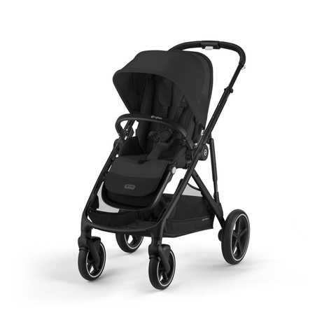 Cybex Gazelle S Wózek Głęboko-Spacerowy Bliźniaczy Rama Czarna Moon Black