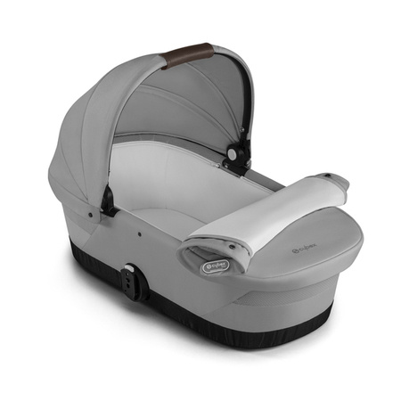 Cybex Gazelle S Wózek Głęboko-Spacerowy Bliźniaczy Rama Srebrna Lava Grey