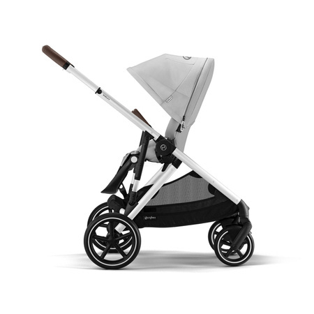 Cybex Gazelle S Wózek Głęboko-Spacerowy Bliźniaczy Rama Srebrna Lava Grey