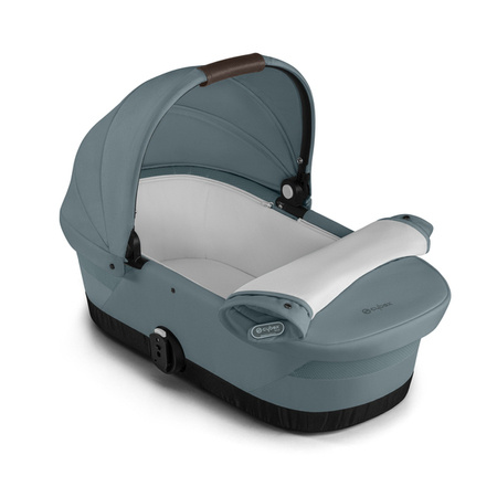 Cybex Gazelle S Wózek Głęboko-Spacerowy Bliźniaczy Rama Taupe Sky Blue