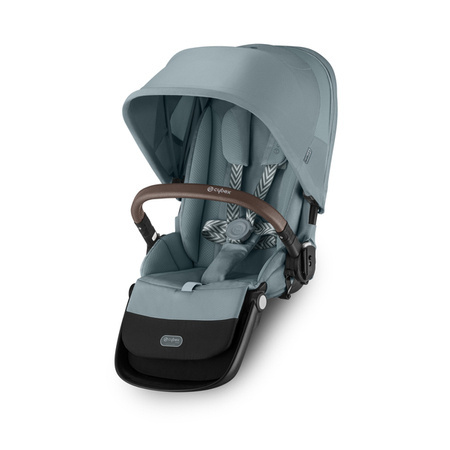 Cybex Gazelle S Wózek Głęboko-Spacerowy Bliźniaczy Rama Taupe Sky Blue