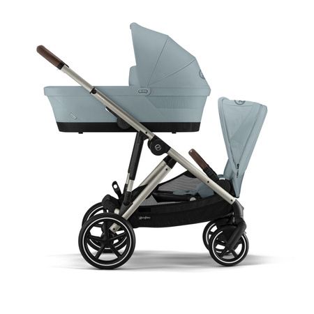 Cybex Gazelle S Wózek Rok Po Roku Rama Taupe Sky Blue