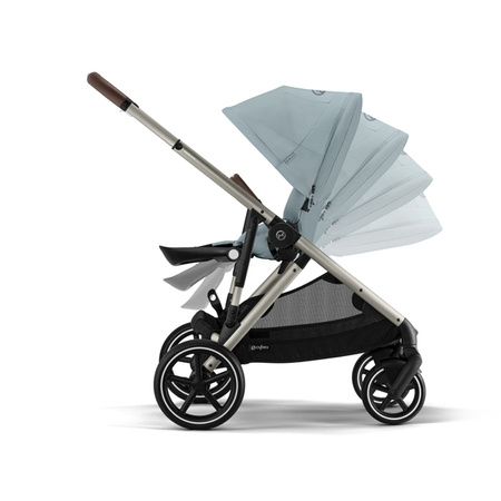 Cybex Gazelle S Wózek Rok Po Roku Rama Taupe Sky Blue