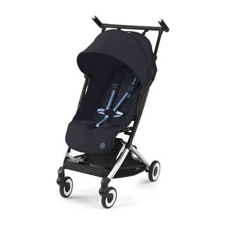 Cybex Libelle 2.0 Wózek Spacerowy Rama Srebrna Dark Blue + Snogga 2