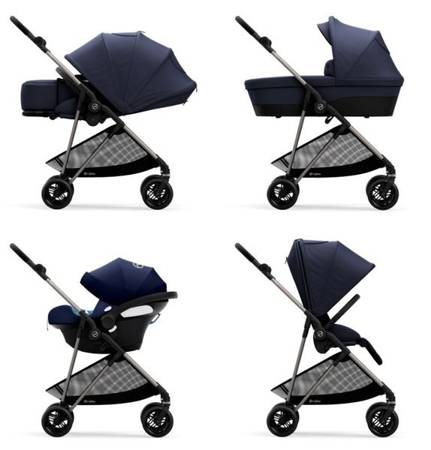 Cybex Melio 2.0 Wózek Spacerowy  Navy Blue